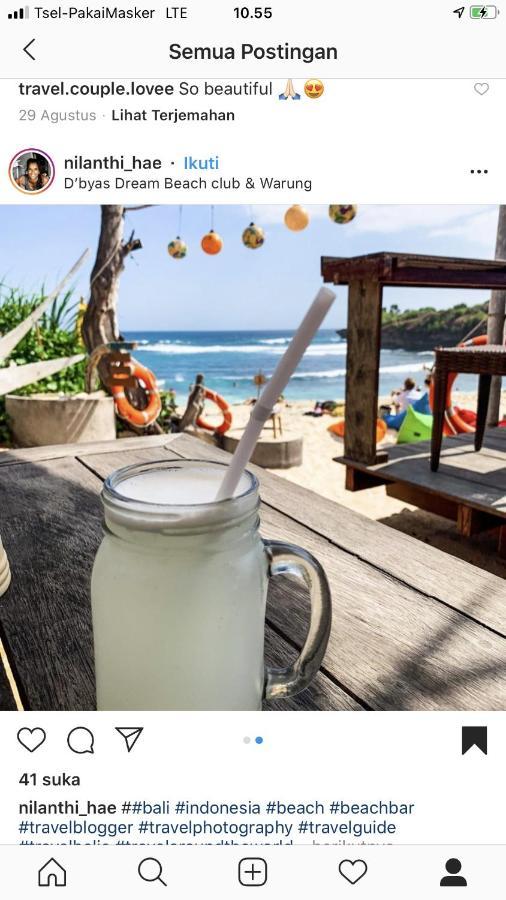 D'Byas Dream Beach Club And Villa Lembongan Exterior foto